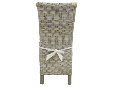 Chaise en acajou teinté