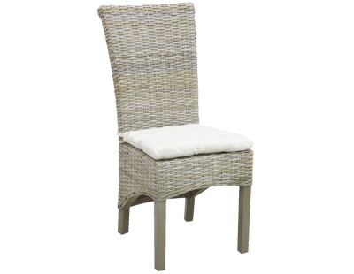 Chaise en acajou teinté