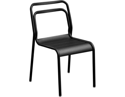 Chaise en aluminium Eos (Noir)