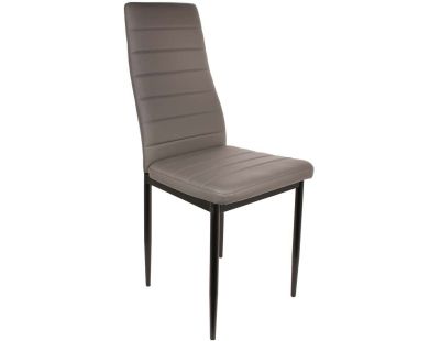 Chaise assise et dossier en PVC Victor (Taupe)