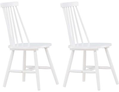 Chaise en bois Lönneberga (Blanc)