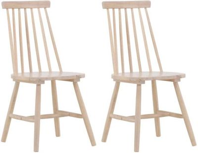 Chaise en bois Lönneberga (Bois blanchi)