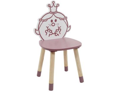 Chaise en bois pour enfant Monsieur madame (Madame princesse)