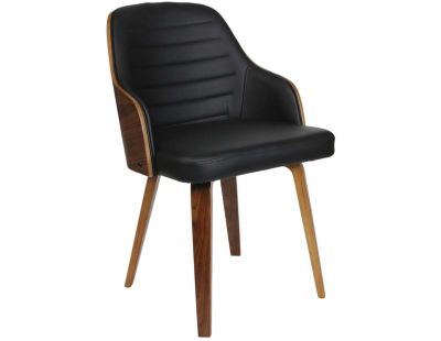 Chaise en bois et polyuréthane Nash