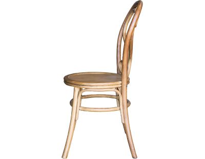Chaise brasserie en bois d'orme Montmartre