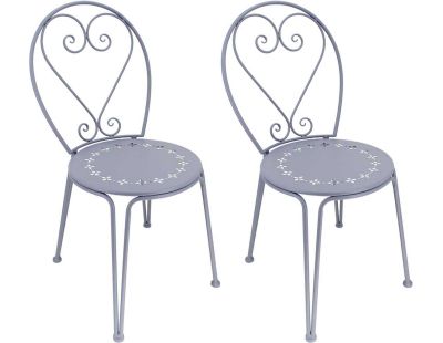 Chaise détente en fer Belle Époque