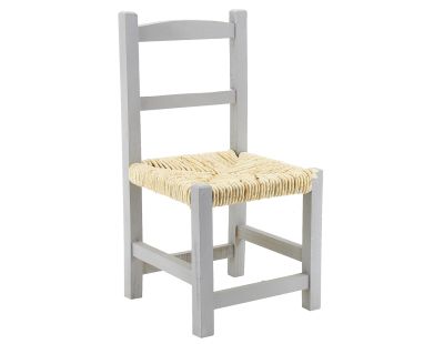 Chaise enfant en bois (Gris)