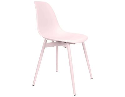 Chaise pour enfant pieds en métal Lina (Rose)