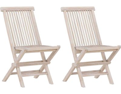 Chaise extérieure en teck Kenya
