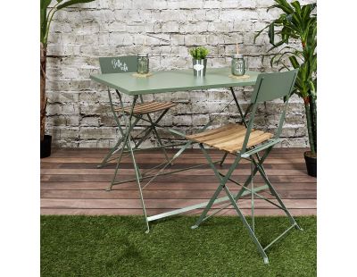 Chaise de jardin pliante Bella Vita (Vert kaki)