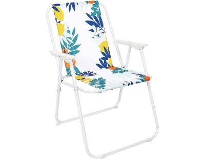 Chaise de jardin pliante en acier et tissu (Rio)