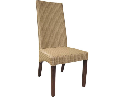 Chaise en loom et teck Simona