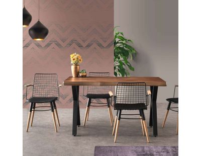 Chaise en métal Trend (Lot de 2)