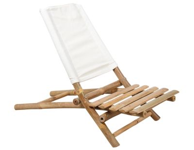 Chaise de plage en bambou