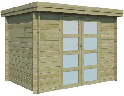 Chalet en bois 4,83 m² OREGON (Chalet seul (traité autoclave classe 3))