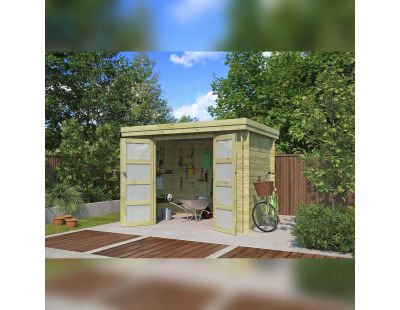 Chalet en bois 4,83 m² OREGON (Chalet seul (traité autoclave classe 3))