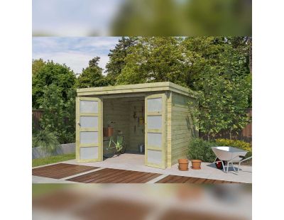 Chalet en bois 7,26 m² OREGON (Chalet seul (traité autoclave classe 3))