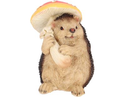 Champignon amanite en polyrésine (Amanite avec hérisson)