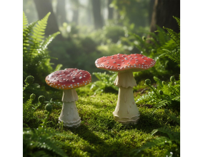 Champignon amanite tue-mouche en résine Forest (19 x 19 x 21 cm)