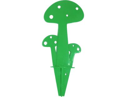 Champignon déco en métal vert (20 cm)