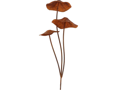 Champignon sur pic en métal rouillé (Modèle S)