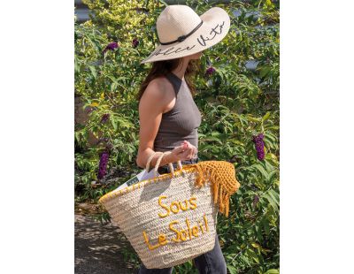 Chapeau femme en papier cordé Dolce Vita
