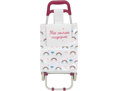 Chariot de courses pour enfants à motifs (Motifs nuages)