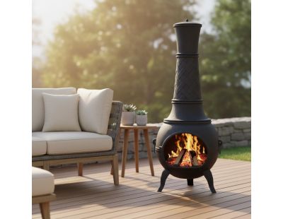 Chauffe-terrasse  en fonte 150 cm