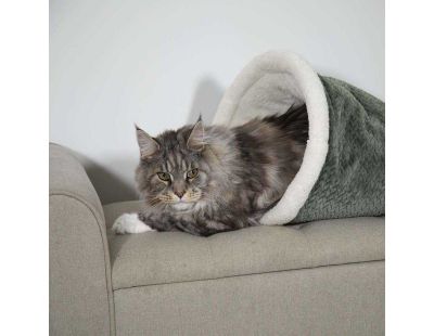 Chaussette pour chat en fourrure Olympe (Kaki)