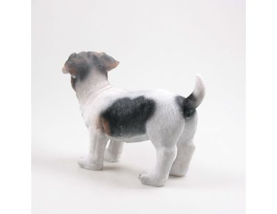 Chien Jack russel en résine 39 x 18 x 26 cm (Tricolore)