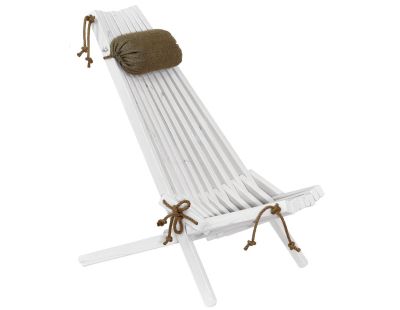 Chilienne en bois EcoChair (coussin offert) (Pin blanc)