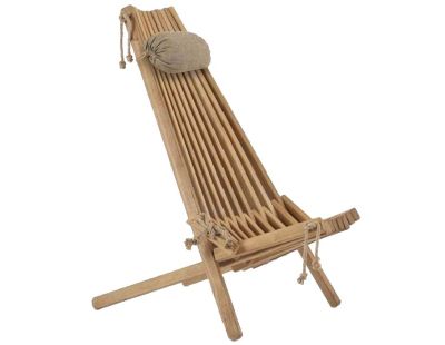 Chilienne en bois Ecochair (coussin offert) (Chêne)