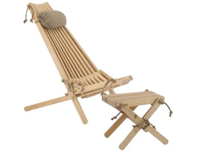 Chilienne scandinave avec repose-pieds (Mélèze)