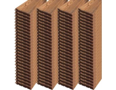 Clin de bardage en pin sylvestre 210 x 8 cm Premium (Lot de 100) (17 m2)
