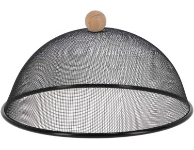 Cloche alimentaire en métal noir