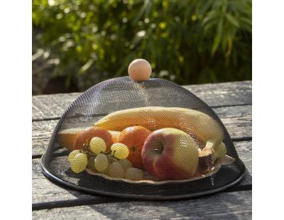 Cloche alimentaire en métal noir