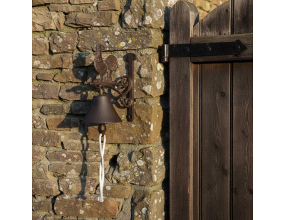 Cloche carillon fonte Coq 19 x 10 x 17 cm