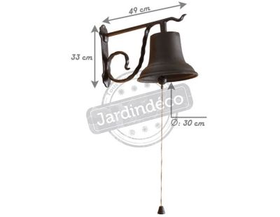 Cloche de jardin en fonte