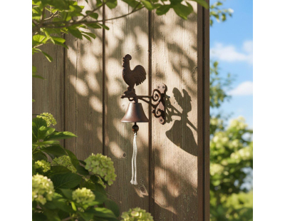 Cloche de jardin en fonte (Coq)