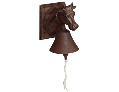 Cloche de porte fonte tête vache