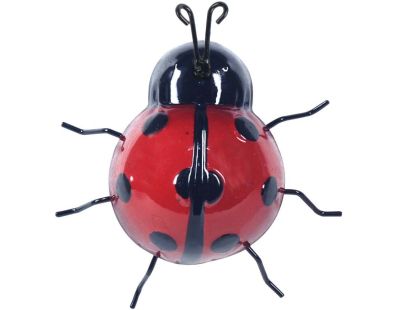 Coccinelles décoratives en métal (Lot de 3)