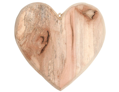 Coeur à suspendre en saule