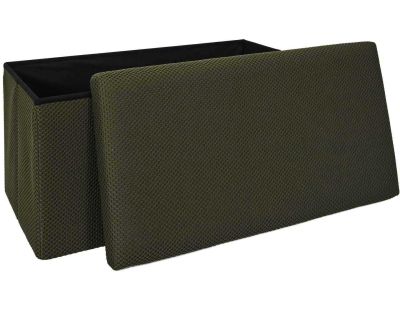 Coffre banc pliable en tissu Atome (Kaki)