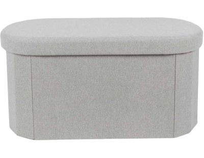 Coffre banc pliable en tissu Pills (Gris)