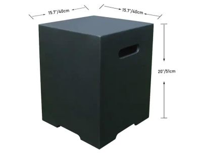 Coffre de bouteille de gaz pour brasero  Aurora
