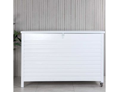 Coffre de jardin 150x90x 100 cm en aluminium Tiana