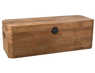 Coffre en pin et métal REWOOD (Rectangle)