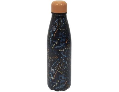 Coffret bouteille isotherme 50 cl avec mousqueton (Nature)