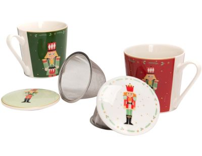 Coffret 2 mugs avec filtres Hans