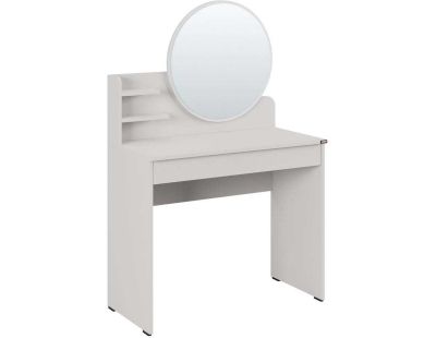 Coiffeuse avec miroir et rangements Tiana (Modèle 2)